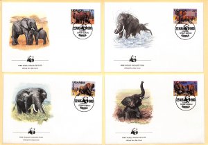 Uganda WWF World Wild Fund for Nature FDC elephant
