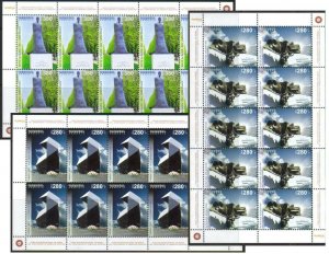 Armenia Cat# 680-682 Genocide Monuments Complete sheets of 10 View the image