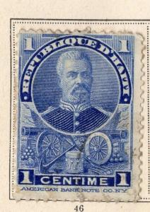 Haiti 1898 Early Issue Fine Used 1c. 109801