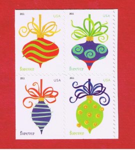 #4575-4578  MNH  S/A   bklt. pane of 4  Ornaments   Free S/H