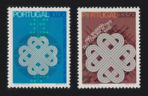 Portugal World Communications Year 2v 1983 MNH SG#1912-1913