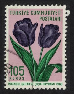 Turkey Tulips Flowers Festival Istanbul 105k 1960 Canc SC#1483 SG#1906 MI#1738