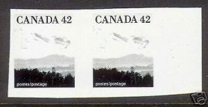 Canada #1356 XF/NH Imperf Essay Pair