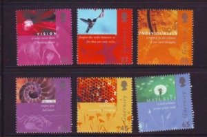 Guernsey Sc 743-8 2001 Guernsey Post Ltd stamp set mint NH