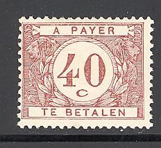 Belgium J26 mint hinged SCV $ 0.25 (RS)