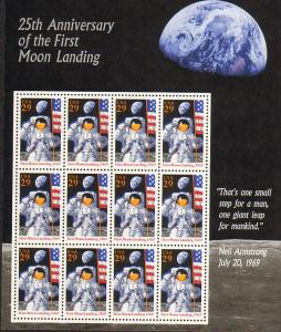 US #2841 Mint Sheet First Moon Landing 