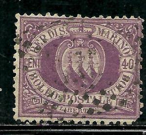 San Marino # 17, Used. CV $ 125.00