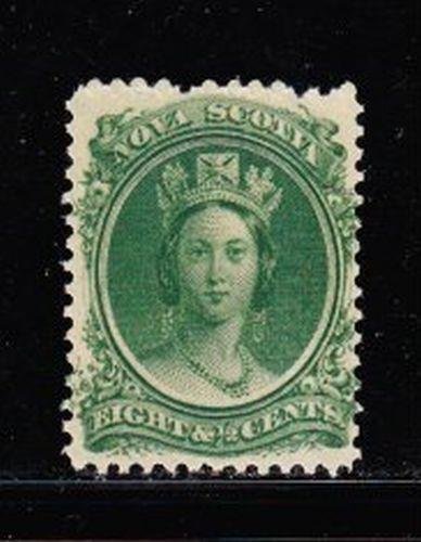 Album Treasures Nova Scotia Scott # 11 8 1/2c Queen Victoria Mint Never Hinged