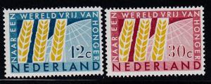 Netherlands # 413-414, Freedom from Hunger, Mint NH, 1/2 Cat.