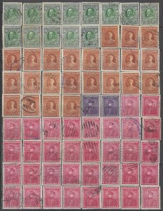 COLLECTION LOT OF # 896 NEWFOUNDLAND 72 STAMPS 1932+ CLEARANCE UNCHECKED CV+$31
