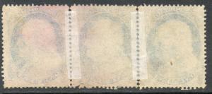 US Scott #20 Strip of 3 With Cert