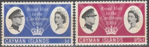Cayman Is #180-1 MNH F-VF CV $3.45  (SU5546)