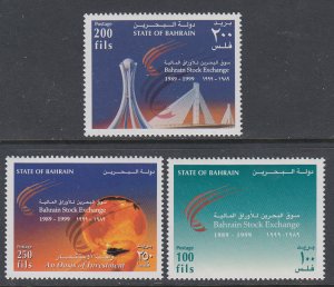 Bahrain 527-529 MNH VF
