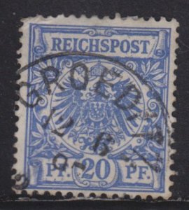 Germany 49 Reichpost 20Pf 1889