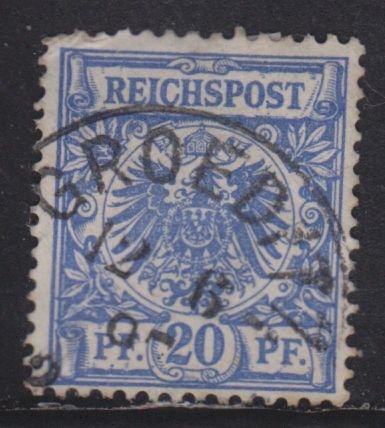 Germany 49 Reichpost 20Pf 1889