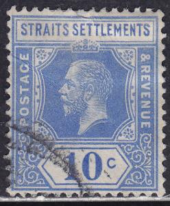 Straights Settlements 159 USED 1918 King George V