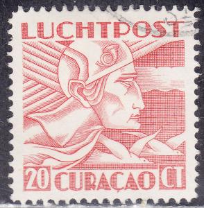 Curacao C6 USED 1938 Allegory, 