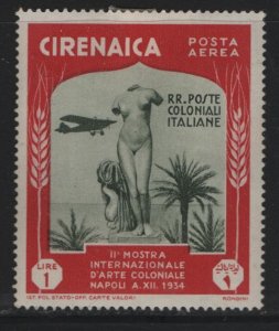 CYRENAICA, C28  MINT HINGED  REMNANTS,