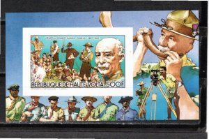 Upper Volta 1984 MNH Sc C302 Deluxe IMPERFORATE Souvenir Sheet