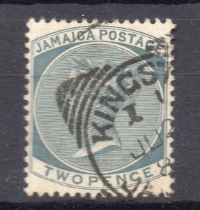 Jamaica 1883 Early Issue Fine Used 2d. Crown C.A 189720