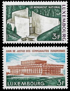 Luxembourg 1972 Sc 517-18 MNH vf