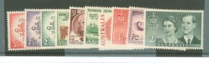 Australia  #259-269 Mint (NH) Multiple