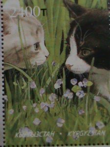 KYRGYZSTAN STAMP-WORLD FAMOUS BEAUTIFUL LOVELY CATS 2012-  MNH SHEET-VERY FINE