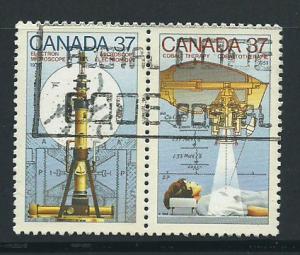 Canada SG 1294 and 1295 se-tenant pair FU