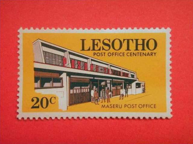 LESOTHO, 1972, MH 20c, Centenary of Post Office.