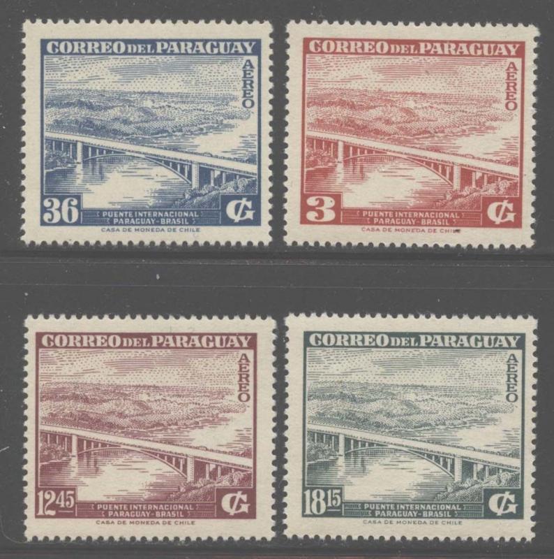 Paraguay 1961 International Bridge set Sc# 572/C277 NH