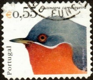 Portugal 2533 - Used - 55c Eastern Subalpine Warbler (2003) (cv $0.90)