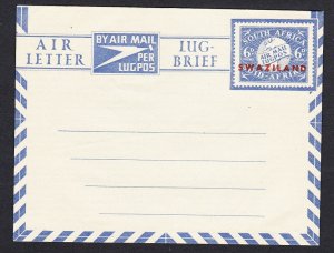 SALE Swaziland Aerogramme H+G No 8 1948