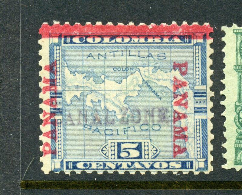 Canal Zone Scott #2 Unused Stamp w/APS Cert  (Stock #CZ2-44)