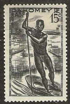 Dahomey 117 mint,  hinge remnant. 1941. (D303)