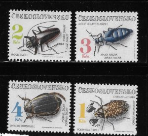 Czechoslovakia 1992 Insects Sc 2863-2866 MNH A1489