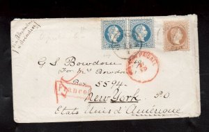 Austria Offices In Levant #4 - #5 Used Pair Of 10 SLD On Cover Tied By Gerusalem
