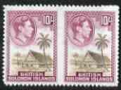 Solomon Islands 1939-51 Native House 10s (from def set) m...