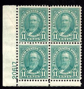 692 Mint,OG,NH...  Plate Block of 4... SCV $25.00