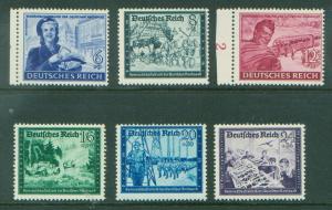 Germany Scott B272-B277 MNH FVF