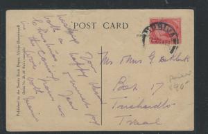 BASUTOLAND (P0512B) 1923  FORERUNNER SOUTH AFRICA KGV 1D PPC FROM MORIJA