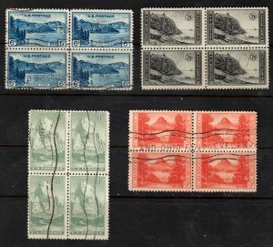 #745, 746, 747, 748  Nat'l Parks BLOCKS ⭐⭐⭐⭐⭐