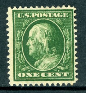 USA 1908 Franklin 1¢ Green Perf 12 Scott 331 Mint W192