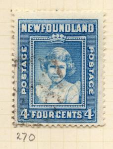 Newfoundland 1938 Early Issue Fine Used 4c. 260796