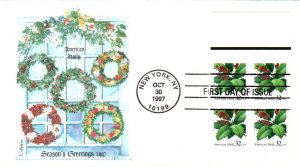 #3177b American Holly Edken FDC