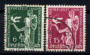 Germany Reich Scott # 477 - 478, used