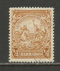 Barbados   #193A  used  (1942)  c.v. $0.45