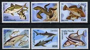 Cape Verde Islands 1980 Marine Life unmounted mint set of...