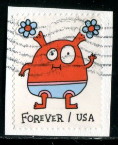 5639 (58c) Message Monster SA, used