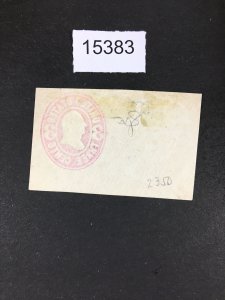 MOMEN: US STAMPS  # U59 FANCY CANCEL USED LOT #15383