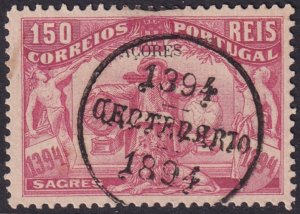 Azores 1894 Sc 74 used commemorative cancel